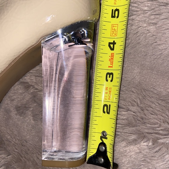 Steve Madden nude patent clear heel booties size 10 - Picture 5 of 11